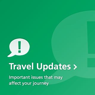 View travel updates for the region